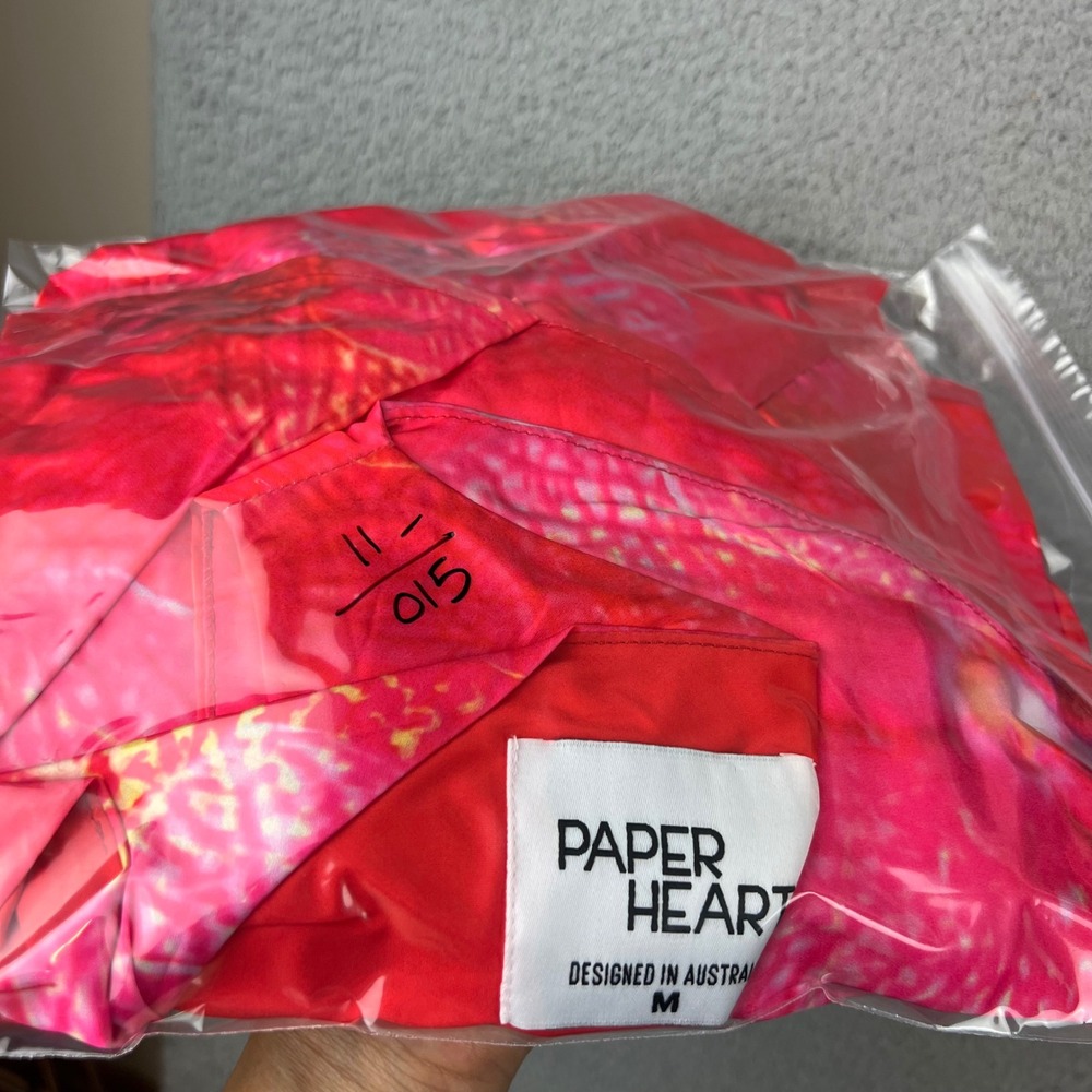 Paper Heart Pink Orchid Floral Cowl Neck Maxi Dress Sleeveless Summer M - Picture 11 of 11